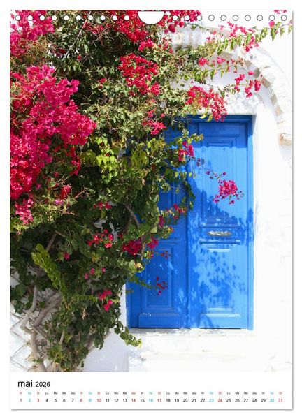 Produktbild: Souvenirs de Gr&egrave;ce (Calendrier mural 2026 DIN A4 horizontal), CALVENDO calendrier mensuel