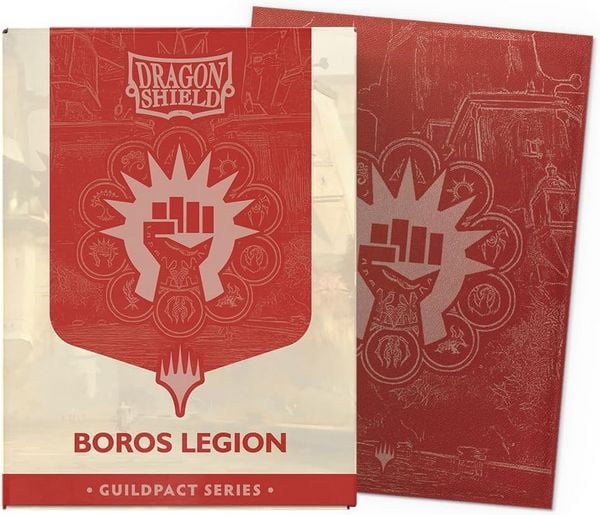Pegasus ART16508 - Dragon Shield: Boros Legion, Guildpact Series, 100 Dual Matte Art Sleeves