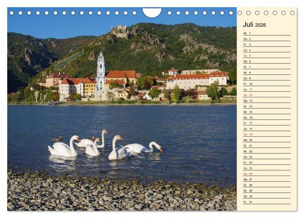 Produktbild: Die Wachau - Bezaubernde Orte an der Donau (Wandkalender 2026 DIN A4 quer), CALVENDO Monatskalender
