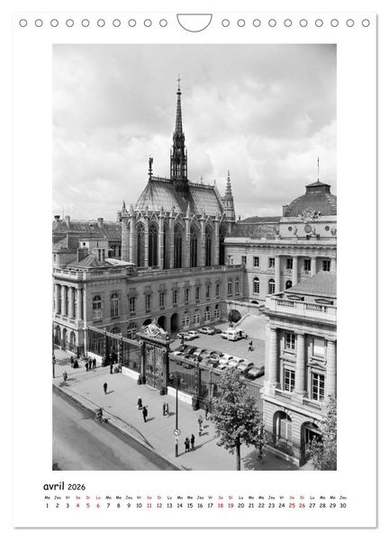 Produktbild: Visage de Paris, ann&eacute;es 1970 (Calendrier mural 2026 DIN A4 horizontal), CALVENDO calendrier mensuel