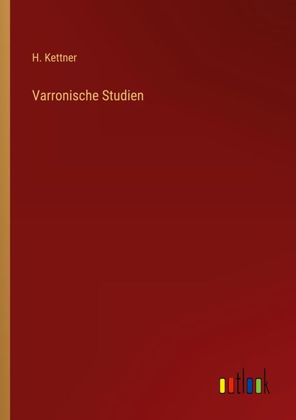 Produktbild: Varronische Studien