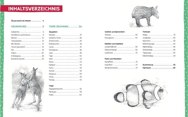 Produktbild: Die Kunst des Zeichnens f&uuml;r Kinder &Uuml;bungsbuch - Tiere