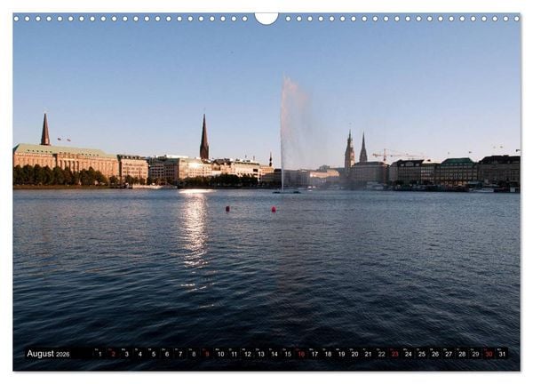 Produktbild: Hamburg - Alster (Wandkalender 2026 DIN A3 quer), CALVENDO Monatskalender