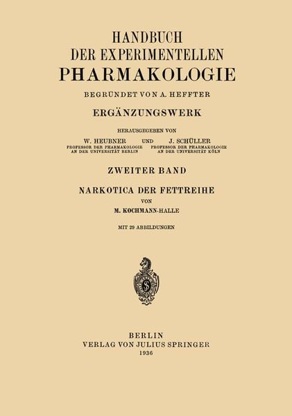 Produktbild: Narkotica der Fettreihe