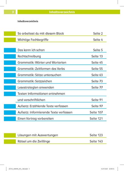 Produktbild: Deutsch-Testblock So gut bin ich! 4. Klasse