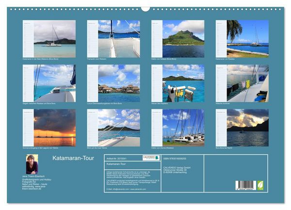 Produktbild: Katamaran-Tour (Wandkalender 2026 DIN A2 quer), CALVENDO Monatskalender
