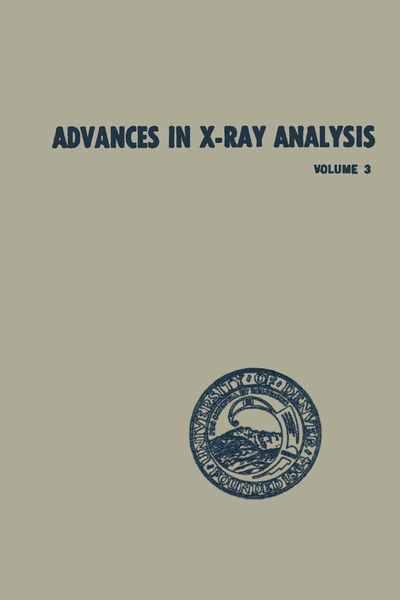 Produktbild: Advances in X-Ray Analysis