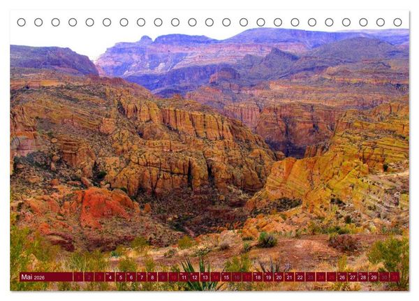 Produktbild: Arizona &bull; Impressionen (Tischkalender 2026 DIN A5 quer), CALVENDO Monatskalender