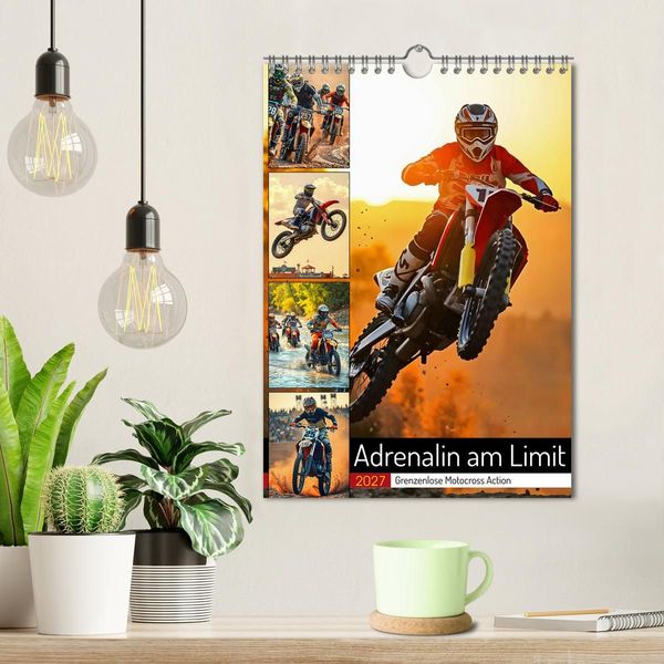 Produktbild: Adrenalin am Limit - Grenzenlose Motocross Action (Wandkalender 2027 DIN A4 hoch), CALVENDO Monatskalender