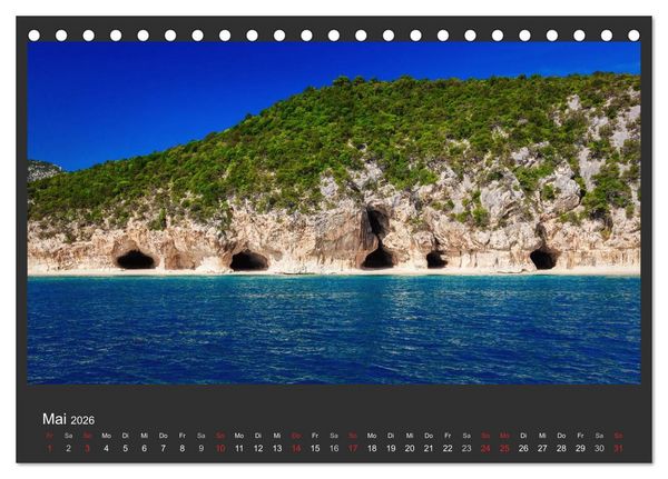 Produktbild: Sardinien - Traumstr&auml;nde am Mittelmeer (Tischkalender 2026 DIN A5 quer), CALVENDO Monatskalender