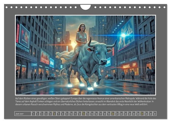 Produktbild: Die Zeus-Aff&auml;ren (Wandkalender 2027 DIN A4 quer), CALVENDO Monatskalender