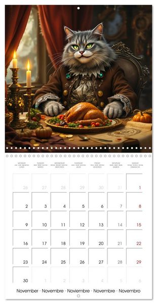 Produktbild: Pirate Cats (Wall Calendar 2026 12 &times; 12 Inch) CALVENDO 12 Month Wall Calendar