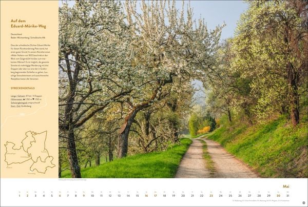 Produktbild: Weitwanderwege Edition Kalender 2027