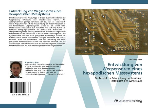 Produktbild: Entwicklung von Wegsensoren eines hexapodischen Messsystems
