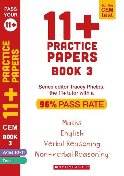 Produktbild: 11+ Practice Papers for the CEM Test Ages 10-11 - Book 3