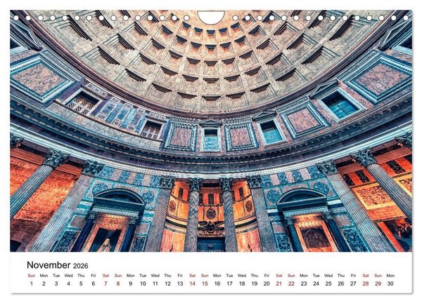 Produktbild: Wonders of Rome (Wall Calendar 2026 DIN A4 landscape), CALVENDO 12 Month Wall Calendar