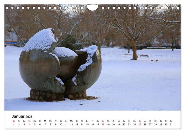 Produktbild: Wiesbaden Kunst in der &Ouml;ffentlichkeit (Wandkalender 2026 DIN A4 quer), CALVENDO Monatskalender