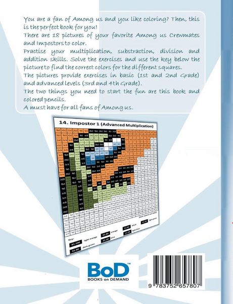 Produktbild: Math Coloring Book for Am@ng.us Fans
