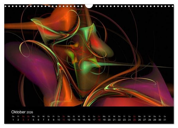 Produktbild: Wunderbare Welt der Farben 2026 (Wandkalender 2026 DIN A3 quer), CALVENDO Monatskalender