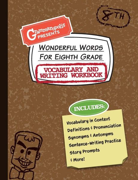 Produktbild: Wonderful Words for Eighth Grade Vocabulary and Writing Workbook
