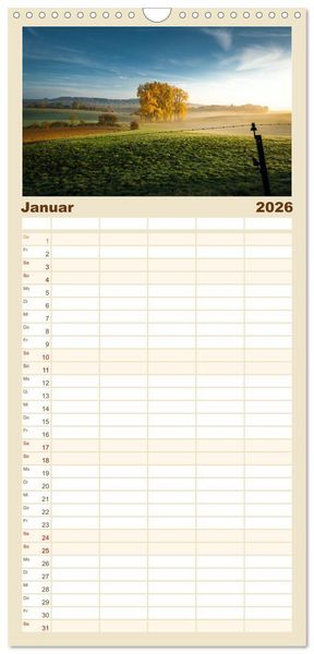 Produktbild: Familienplaner 2026 - Belgien - Bezaubernde Natur und eindrucksvolle St&auml;dte. mit 5 Spalten (Wandkalender, 21 x 45 cm) CALVENDO