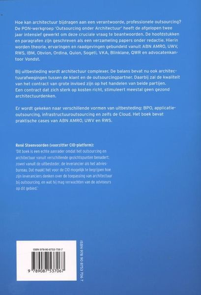 Produktbild: Berg, M: Outsourcing Onder Architectuur