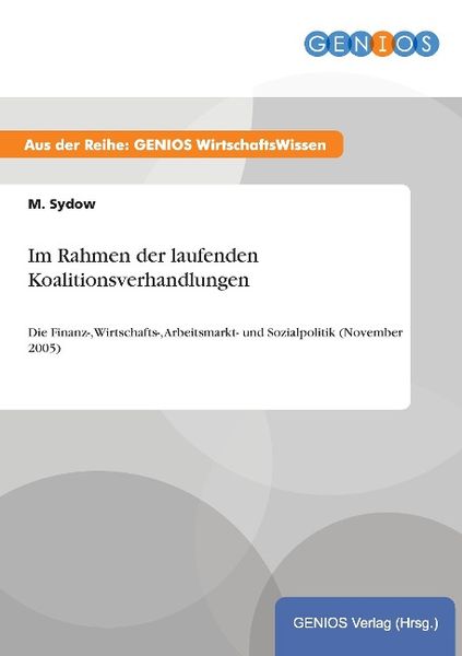 Produktbild: Im Rahmen der laufenden Koalitionsverhandlungen