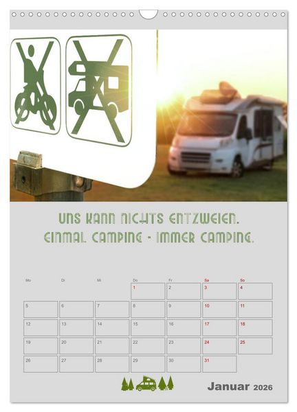 Produktbild: Caravaning - Camping auf vier R&auml;dern (Wandkalender 2026 DIN A3 hoch), CALVENDO Monatskalender