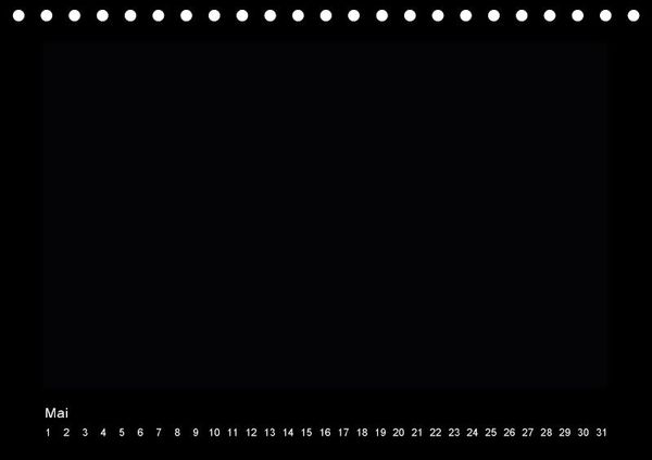 Produktbild: Geburtstags - Bastelkalender - Schwarz (Tischkalender immerw&auml;hrend DIN A5 quer)