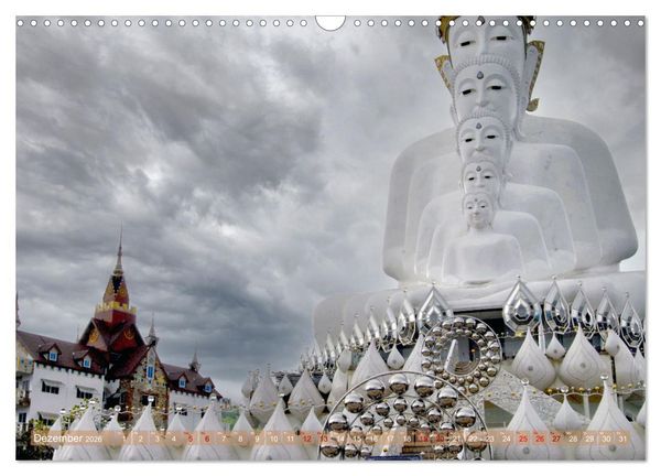 Produktbild: Buddha - Die Kraft des L&auml;chelns (Ralf Kretschmer) (Wandkalender 2026 DIN A3 quer), CALVENDO Monatskalender