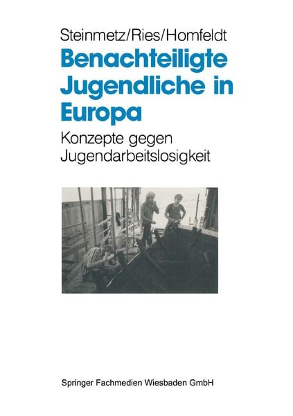 Produktbild: Benachteiligte Jugendliche in Europa