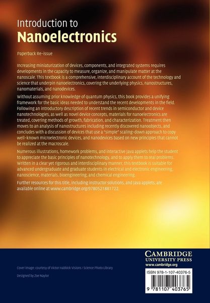 Produktbild: Introduction to Nanoelectronics