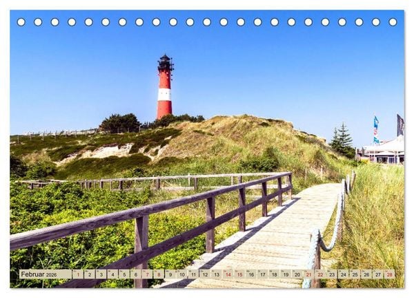 Produktbild: SYLT D&uuml;nenwege (Tischkalender 2026 DIN A5 quer), CALVENDO Monatskalender