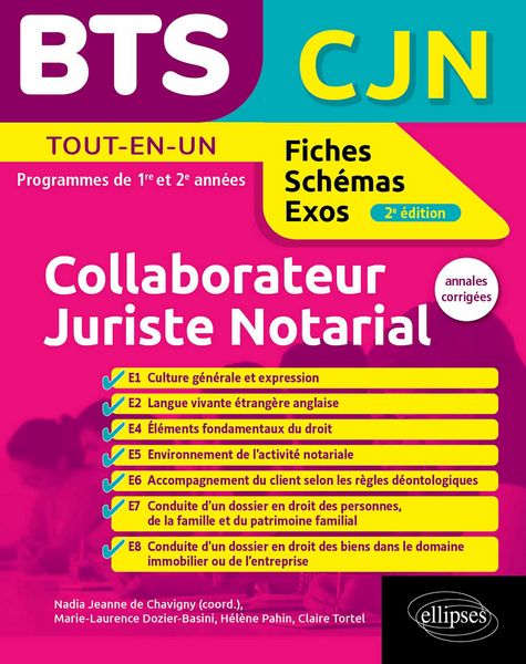 Produktbild: BTS Collaborateur juriste notarial