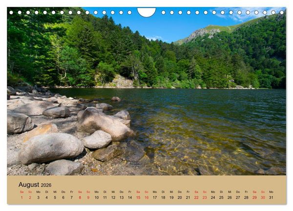 Produktbild: Landschaften im Elsass (Wandkalender 2026 DIN A4 quer), CALVENDO Monatskalender