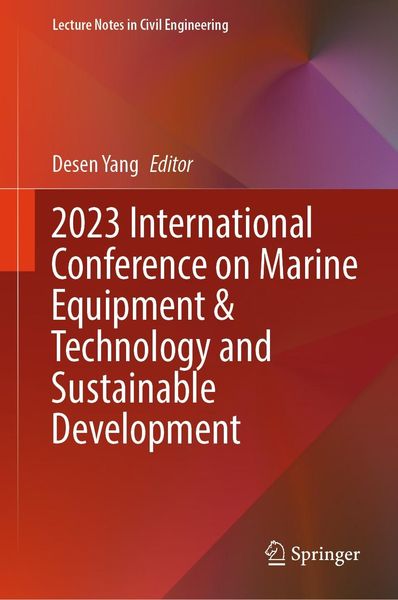 Produktbild: 2023 International Conference on Marine Equipment & Technology and Sustainable Development