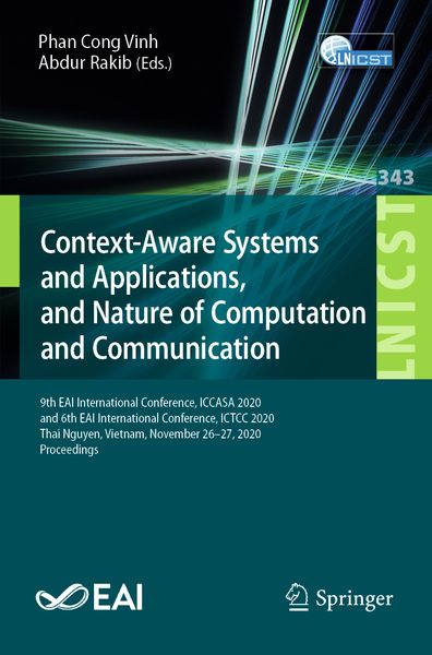 Produktbild: Context-Aware Systems and Applications, and Nature of Computation and Communication