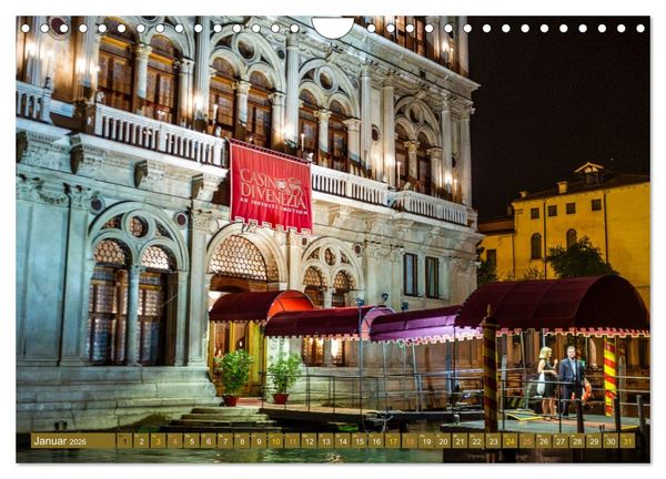 Produktbild: Venedig - Traum in der Lagune (Wandkalender 2026 DIN A4 quer), CALVENDO Monatskalender