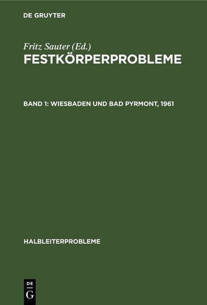 Produktbild: Wiesbaden und Bad Pyrmont, 1961