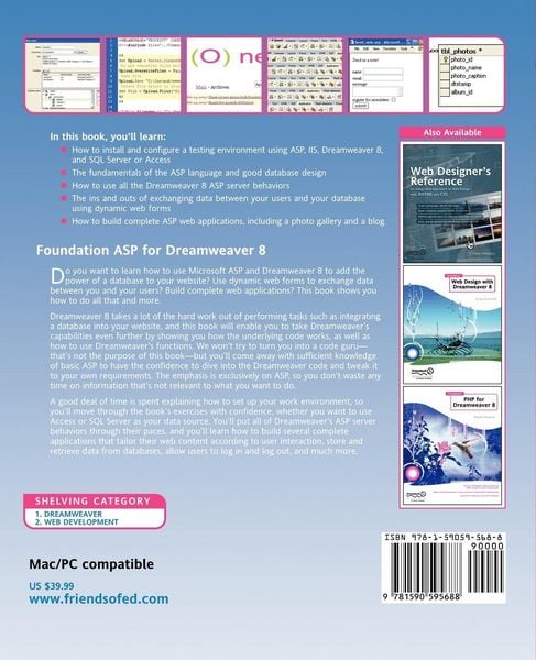 Produktbild: Foundation ASP for Dreamweaver 8