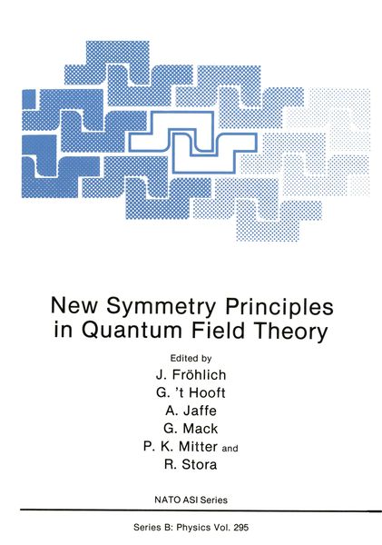 Produktbild: New Symmetry Principles in Quantum Field Theory