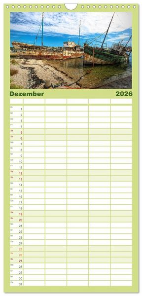 Produktbild: Familienplaner 2026 - Die Bretagne - Frankreichs Perle mit 5 Spalten (Wandkalender, 21 x 45 cm) CALVENDO
