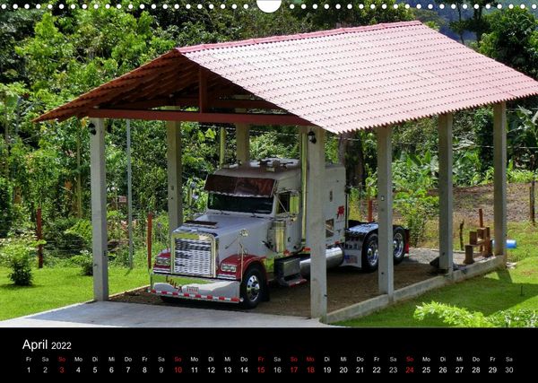 Produktbild: Trucks zwischen Panama und Costa Rica. (Wandkalender 2022 DIN A3 quer)