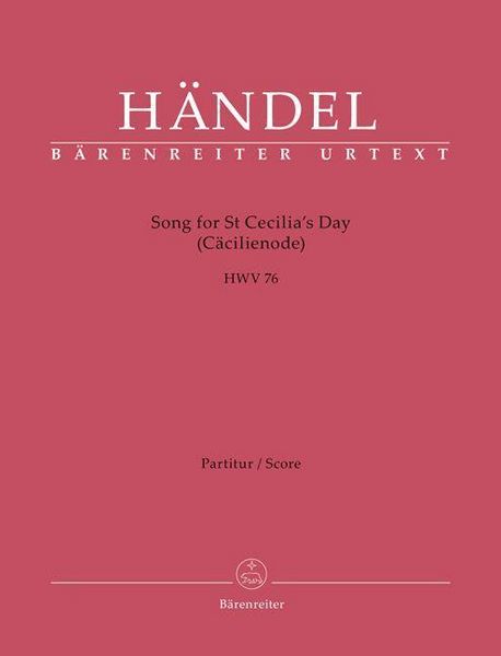 Produktbild: H&auml;ndel, G: Song for St Cecilia&acute;s Day HWV 76