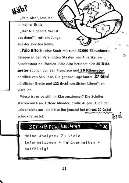 Produktbild: Andro, streng geheim! (Band 1) - Fehlermeldung: Schule