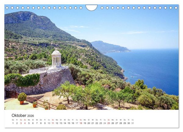 Produktbild: Mallorca, Mallorca (Wandkalender 2026 DIN A4 quer), CALVENDO Monatskalender