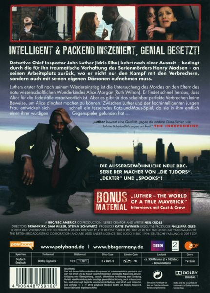 Produktbild: Luther - Staffel 1 [2 DVDs]