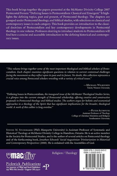Produktbild: Defining Issues in Pentecostalism