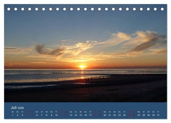 Produktbild: Norderney - Meine Trauminsel (Tischkalender 2026 DIN A5 quer), CALVENDO Monatskalender