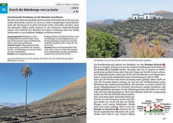 Produktbild: ROTHER Wanderf&uuml;hrer Lanzarote. 40 Touren auf der Feuerinsel im Atlantik &ndash; die sch&ouml;nsten K&uuml;sten- und Vulkanwanderungen